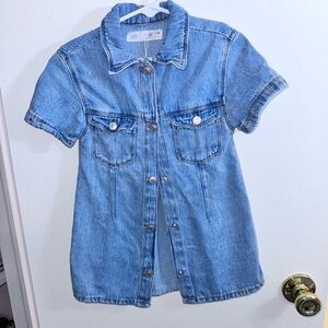 Zara Denim Dress for little girl SZ 2-3T